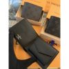 圖片 Louis Vuitton Lv經典黑色老花、灰色老花、棋盤格紋設計黑色男生 男款 皮夾 短夾