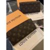 圖片 Louis Vuitton LV 經典 粉紅色、咖啡色老花 拉鍊、扣子長夾