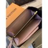 圖片 Louis Vuitton LV 經典 粉紅色、咖啡色老花 拉鍊、扣子長夾