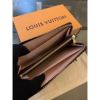 圖片 Louis Vuitton LV 經典 粉紅色、咖啡色老花 拉鍊、扣子長夾