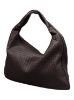 圖片 Bottega Veneta Ebano Intrecciato Nappa Maxi 羊皮編織包 烏木棕色