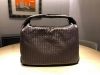 圖片 Bottega Veneta Ebano Intrecciato Nappa Maxi 羊皮編織包 烏木棕色