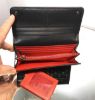 圖片 Prada 1MH132 拉鍊鉚釘鑲孔皮革翻蓋長夾 附證件套