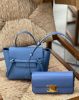 圖片 Celine 18900 珠地小牛皮袖珍型Nano Belt 手袋包 Azure 蔚藍