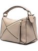 圖片 Loewe 小款柔軟粒面小牛皮 Puzzle 包 沙色