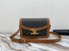 圖片 Celine 18888 Teen 帆布及小牛皮Triomphe 凱旋門包 黃褐色