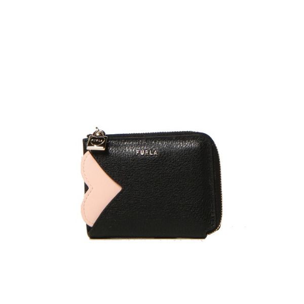 圖片 FURLA 義大利品牌 短夾/卡包 黑色  WP00142BX0447 OBO00