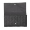 圖片 BOTTEGA VENETA BV 經典黑色長夾 內有金屬拉鍊零錢袋  689975VCPQ3 8803