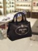 圖片 Prada 1BG439 小款厚帆布托特兩用色 黑色