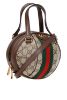 圖片 Gucci 574794 Ophidia GG帆布小牛皮球型手提包