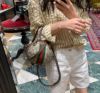 圖片 Gucci 574794 Ophidia GG帆布小牛皮球型手提包