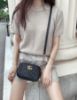 圖片 Gucci GG Marmont Mini 448065 黑色波浪紋絎縫肩背包