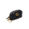 圖片 Gucci 625691 GG Marmont 鑰匙釦拉鍊零錢包 黑色