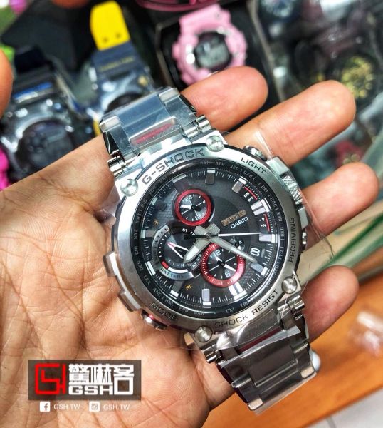 圖片 G-SHOCK MTG-B1000D-1A 不銹鋼 太陽能 . 電波 .藍芽 . 藍寶石鏡面
