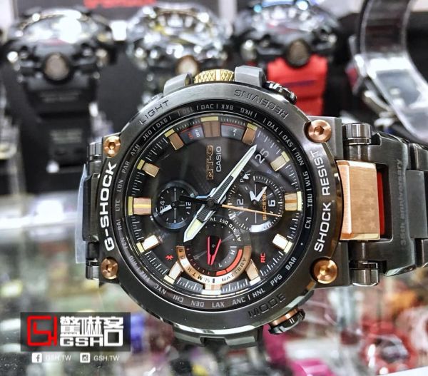 圖片 G-SHOCK系列 35周年紀念錶款 黑*玫瑰金 MTG-B1000TF-1A