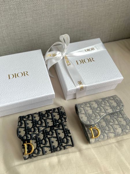 圖片 Dior 馬鞍老花皮夾（預購）