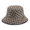 圖片 GUCCI 雙面GG及馬銜扣漁夫帽 米色及藍色帆布   M號 (57-58CM)  7008514HAOU 4068