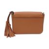 圖片 TORY BURCH Thea Web 經典流蘇斜背包 棕色 84778 909