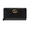 圖片 GUCCI 古馳GG MARMONT 黑色拉鍊式長夾  443123DTD1T1000