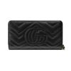 圖片 GUCCI 古馳GG MARMONT 黑色拉鍊式長夾  443123DTD1T1000