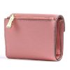 圖片 MICHAEL KORS MK Carmen 皮革三折信封式 粉色錢包   34S1GNME6L 664
