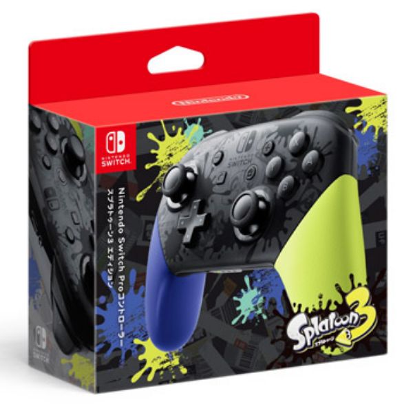 圖片 Nintendo Switch Pro 控制器（斯普拉遁 3 特仕款）