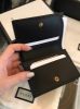圖片 Gucci marmont 馬夢 牛皮金屬雙G Logo牛皮長夾短夾