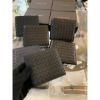 圖片 Bottega Veneta BV 黑色 配色 編織小牛皮 短夾 零錢袋、八卡男生短夾