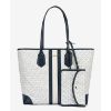 圖片 MICHAEL KORS Eva 大號老花托特包 白色   30F9SV0T3B498