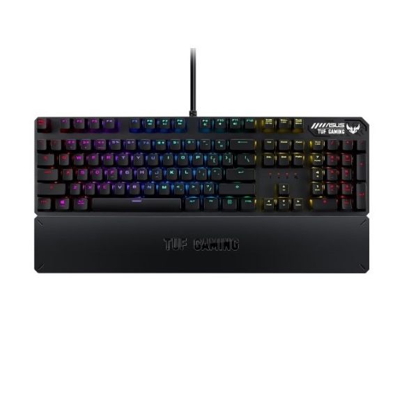 圖片 ASUS 華碩 TUF Gaming K3 RGB 機械式鍵盤 青軸中文
