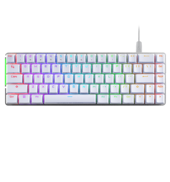 圖片 ASUS 華碩 ROG Falchion Ace 65%機械式鍵盤 NX機械軸 白色