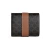 圖片 CELINE TRIOMPHE經典燙金LOGO帆布 5卡釦式零錢袋三折短夾 10D572BZ9.04LU