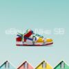 圖片 NICEDAY 代購 NIKE DUNK SB LOW X eBay Sandy Bodecker 白黃藍 FD8777-100