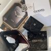 圖片 CHANEL COCO 菱格紋荔枝牛皮三折短夾