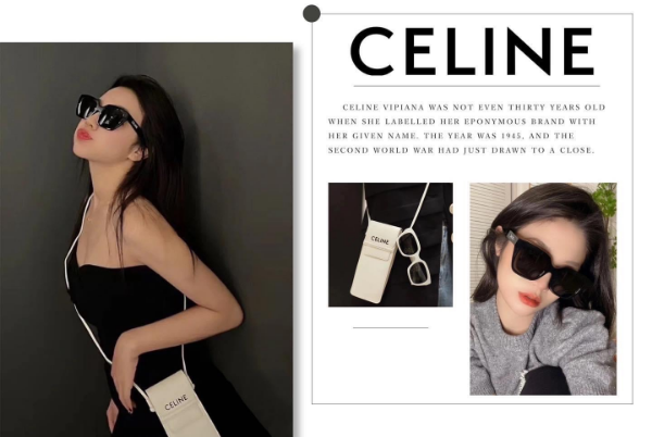 圖片 【預購】麗睛眼鏡【可刷卡分期】CELINE太陽眼鏡 附CELINE眼鏡包 MONOCHROMS太陽眼鏡 CL40198F
