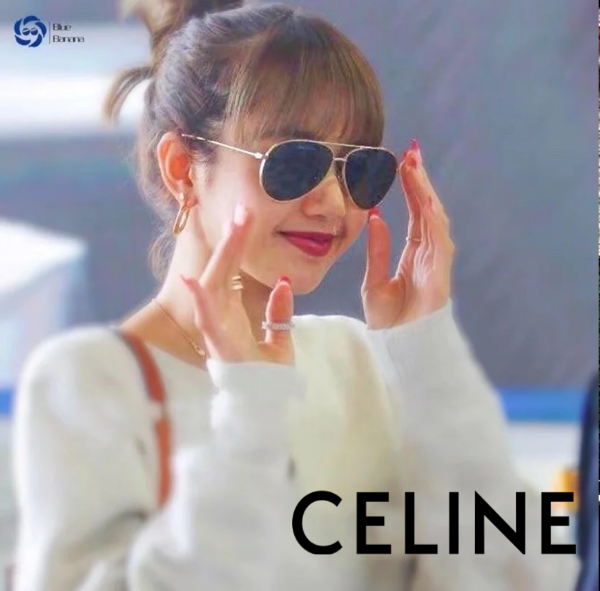 圖片 【預購】麗睛眼鏡【可刷卡分期】CELINE太陽眼鏡-40062(墨綠片)/飛行員眼鏡/LISA同款/附CELINE眼鏡包