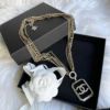 圖片 Chanel 18年春夏 水鑽鏈條長項鍊