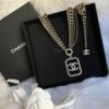 圖片 Chanel 18年春夏 水鑽鏈條長項鍊