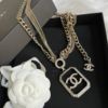 圖片 Chanel 18年春夏 水鑽鏈條長項鍊