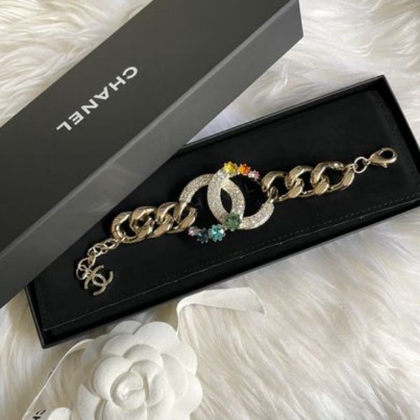 圖片 Chanel 19年春夏彩鑽手鍊