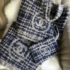 圖片 全新Chanel 三合一毛呢沙灘包