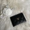 圖片 Chanel 黑金荔枝卡包