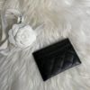圖片 Chanel 黑金荔枝卡包