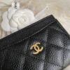 圖片 Chanel 黑金荔枝卡包