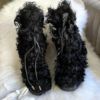 圖片 Chanel 毛毛字母短靴