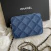 圖片      Chanel 22秋冬牛仔菱格相機包