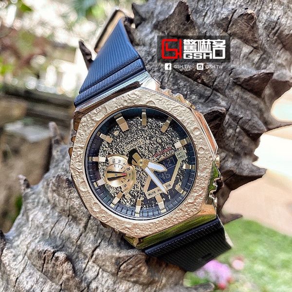 圖片 限量 G-SHOCK 神秘月背 隕石 GM-2100MG-1