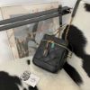 圖片 SAINT LAURENT Mini Vanity 菱格紋魚子醬牛皮化妝包