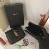 圖片 SAINT LAURENT 魚子醬牛皮拉鍊中夾