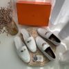 圖片 Hermès KELLY OZ Mule 白金釦牛皮穆勒鞋